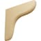 Ekena Millwork 1 3/4"W x 10 1/2"D x 10 1/2"H Eaton Wood Bracket, Alder BKTW02X11X11EAAL - alternate 1
